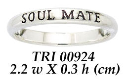 SOUL MATE Sterling Silver Ring TRI924
